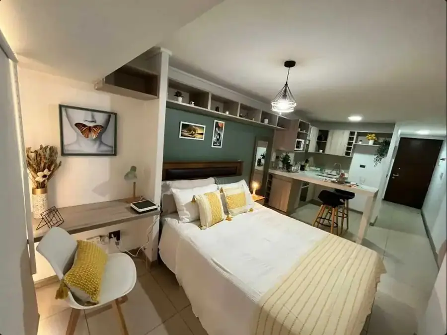 Depto un ambiente amoblado en Ñuñoa, foto 2
