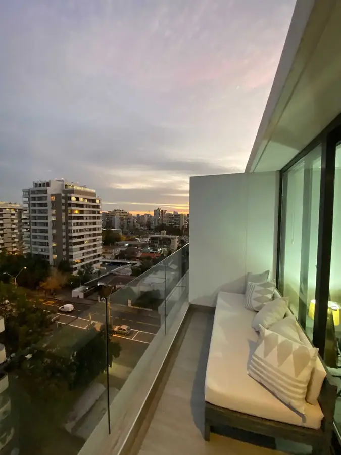 Venta depto piso 10 con terraza, Ñuñoa